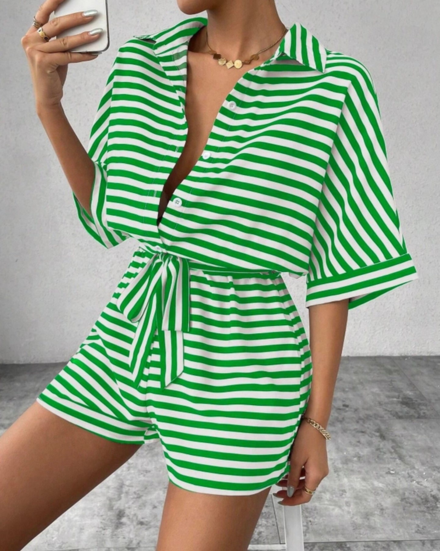 Ruffle V-Neck Sleeveless Belted Jumpsuit ??Elegant Solid Color Women's Jumpsuit