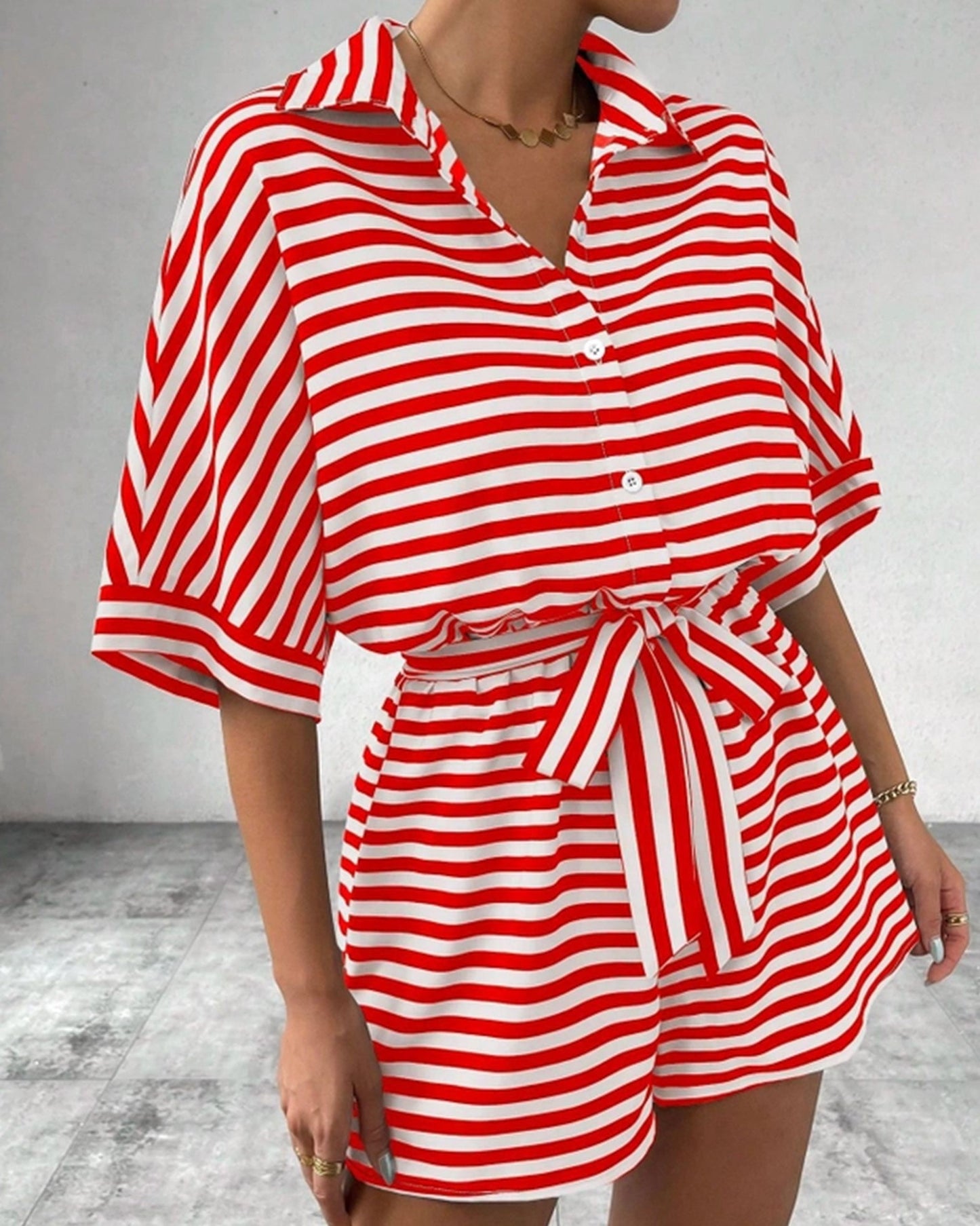 Ruffle V-Neck Sleeveless Belted Jumpsuit ??Elegant Solid Color Women's Jumpsuit