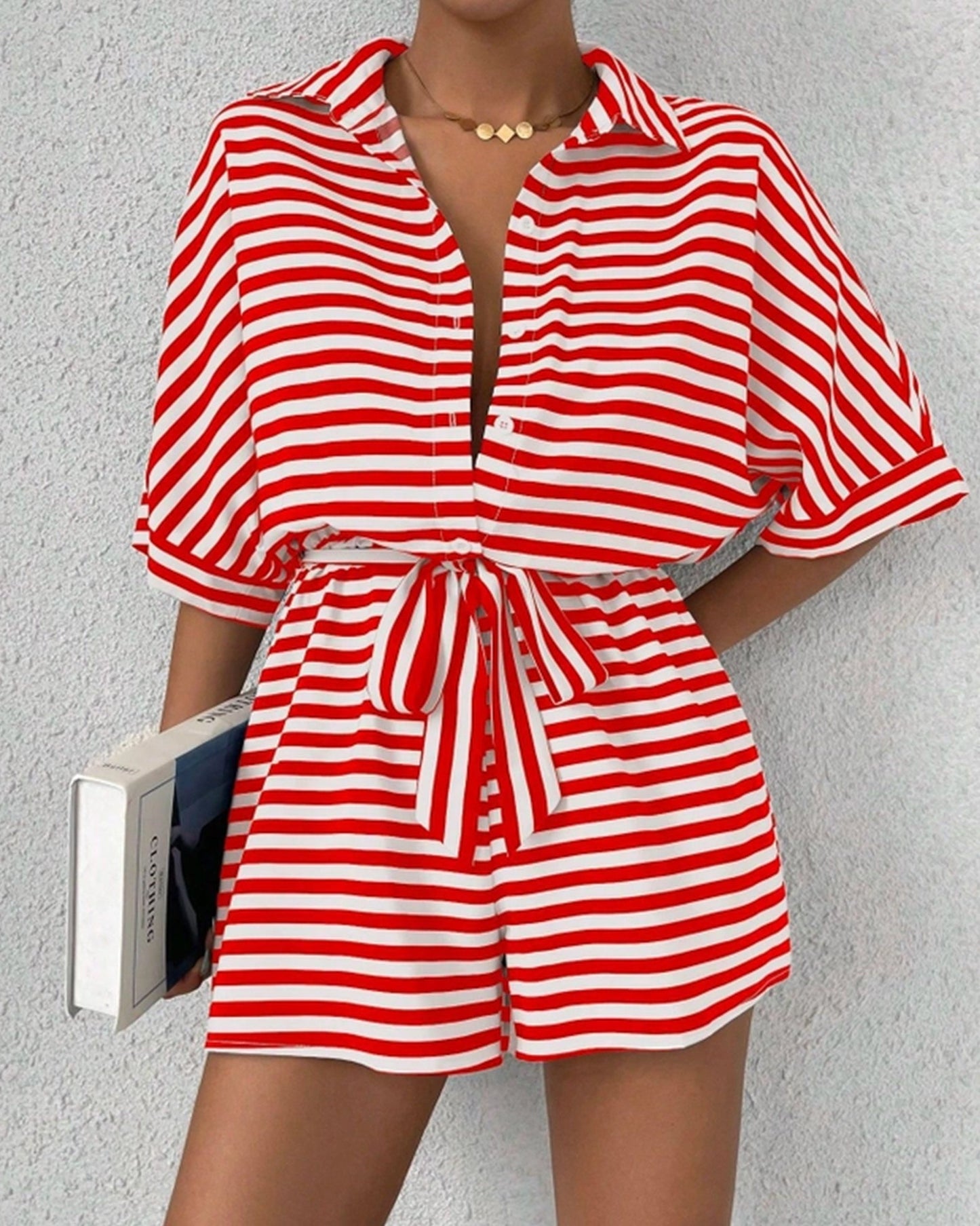 Ruffle V-Neck Sleeveless Belted Jumpsuit ??Elegant Solid Color Women's Jumpsuit