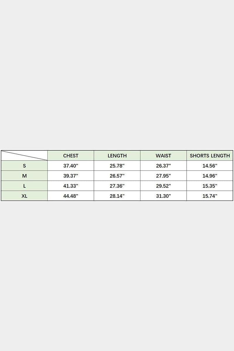 RUFFLED HEM SHORTS AND TOP SET - Doublju