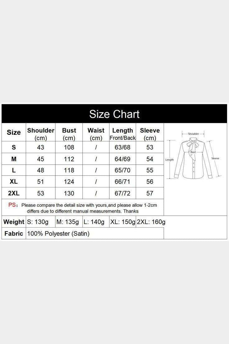 Solid Color Silk Long Sleeved Shirt - Doublju