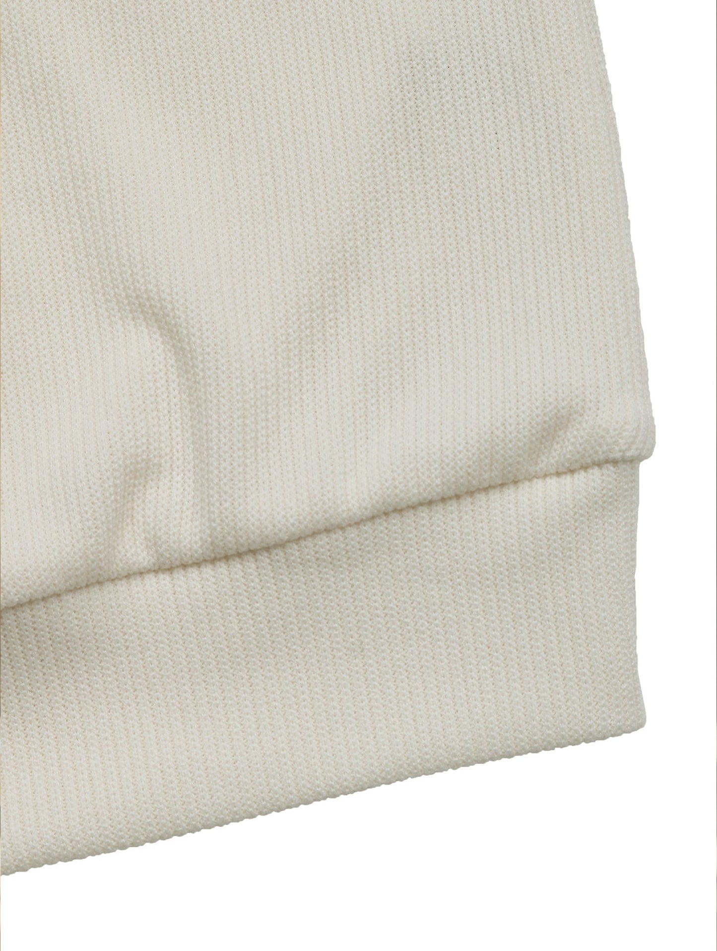 Long-sleeved texture embroidered patchwork top