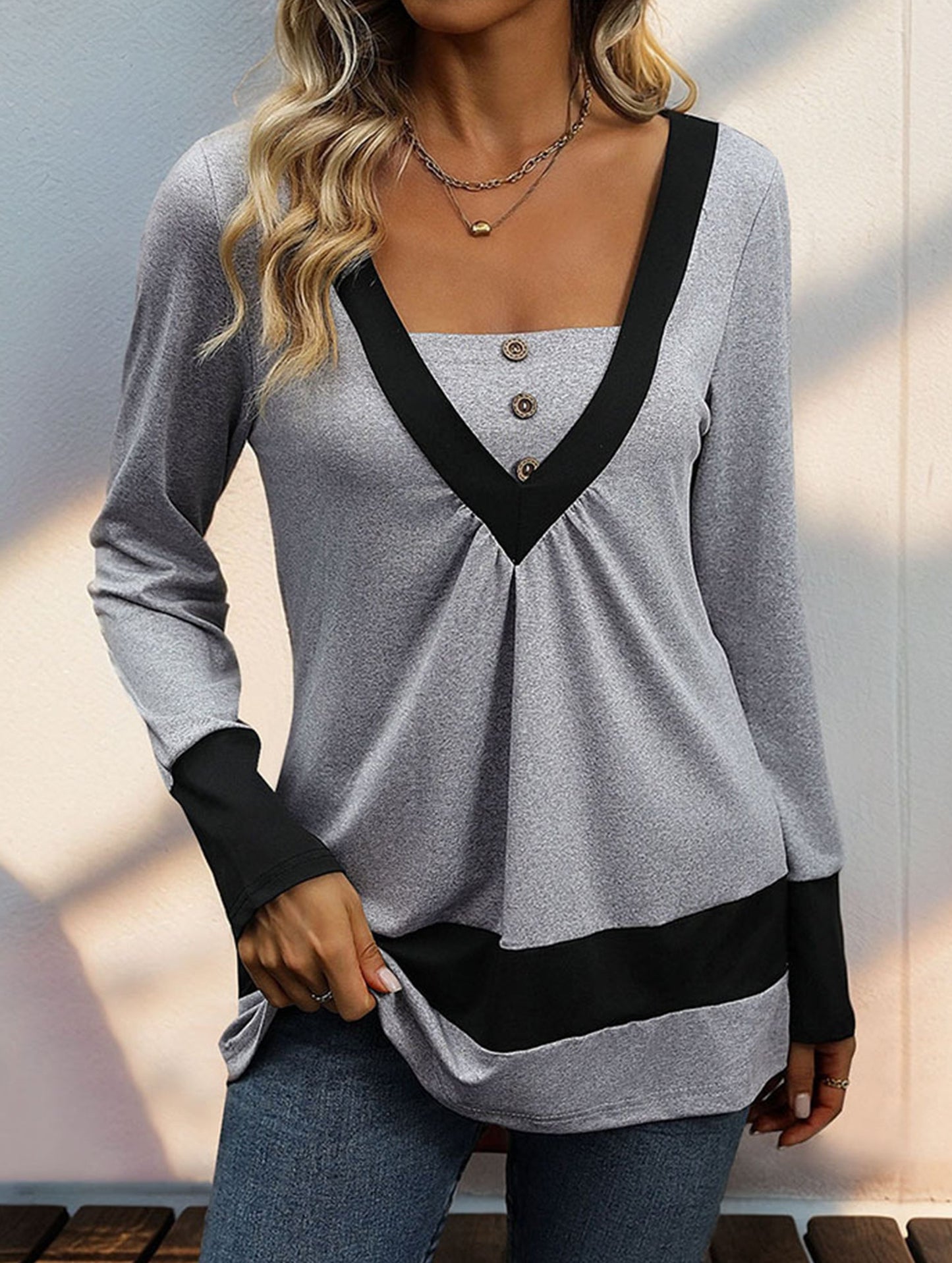 Casual home t-shirt top for women