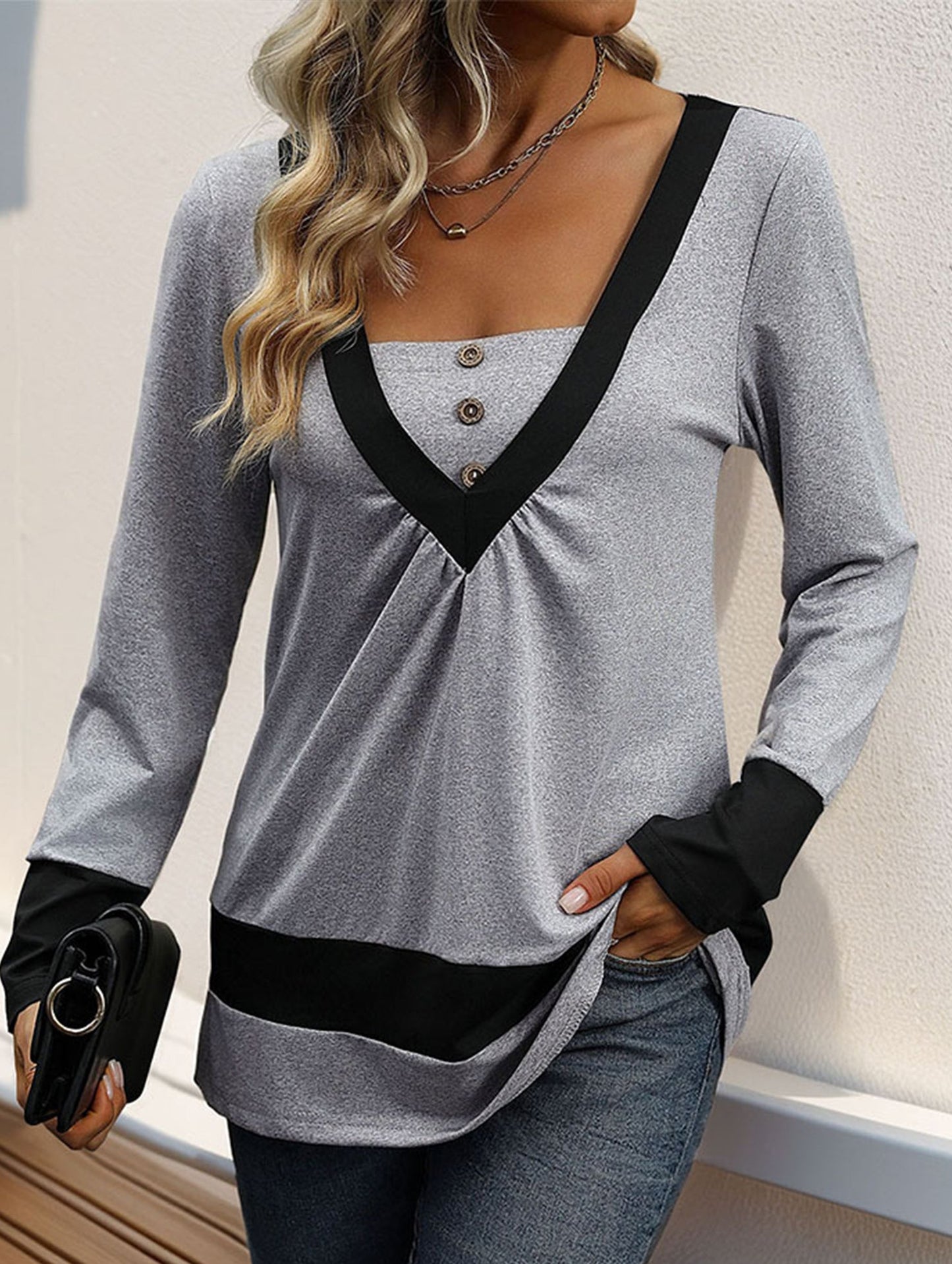 Casual home t-shirt top for women
