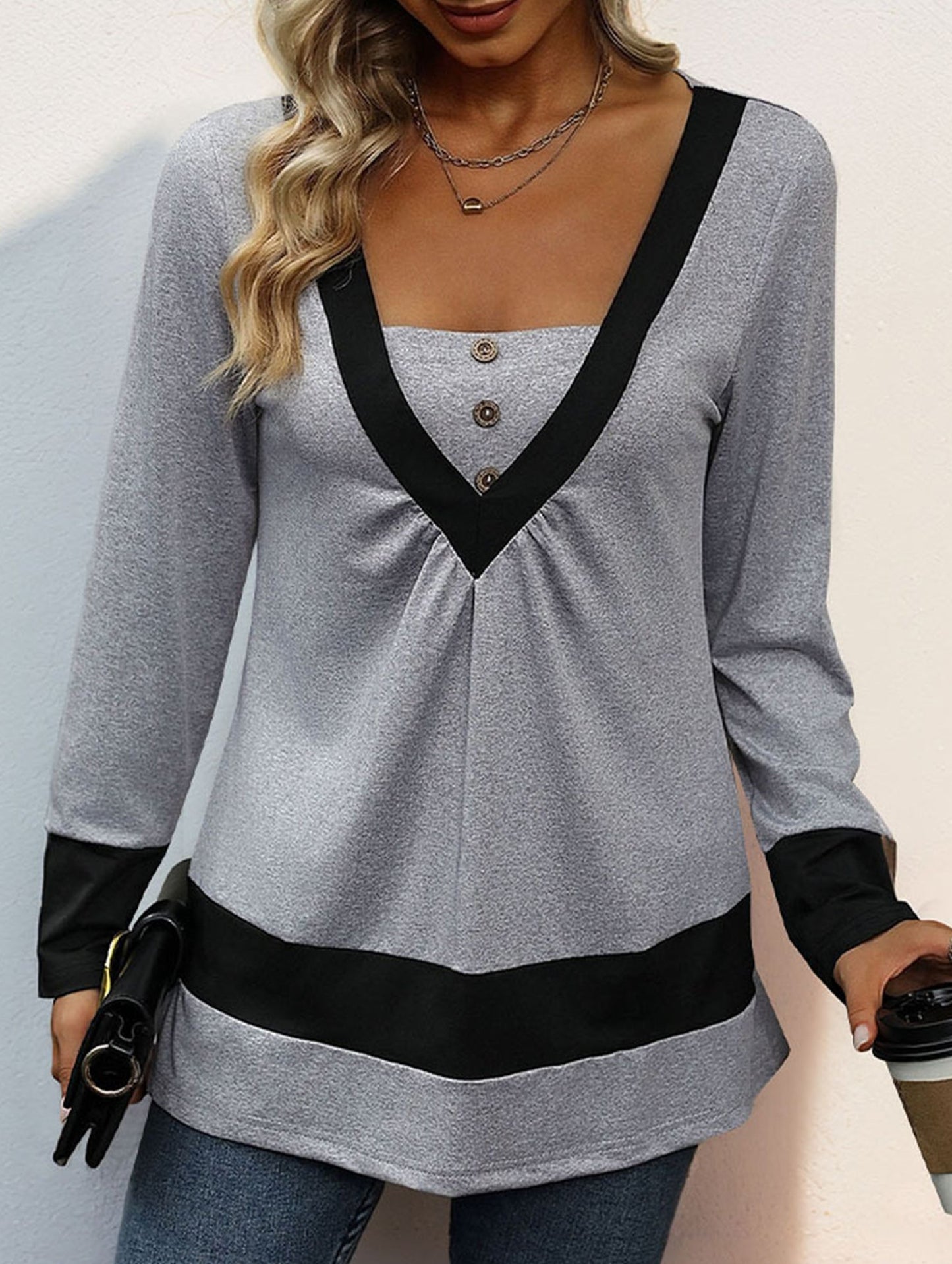 Casual home t-shirt top for women