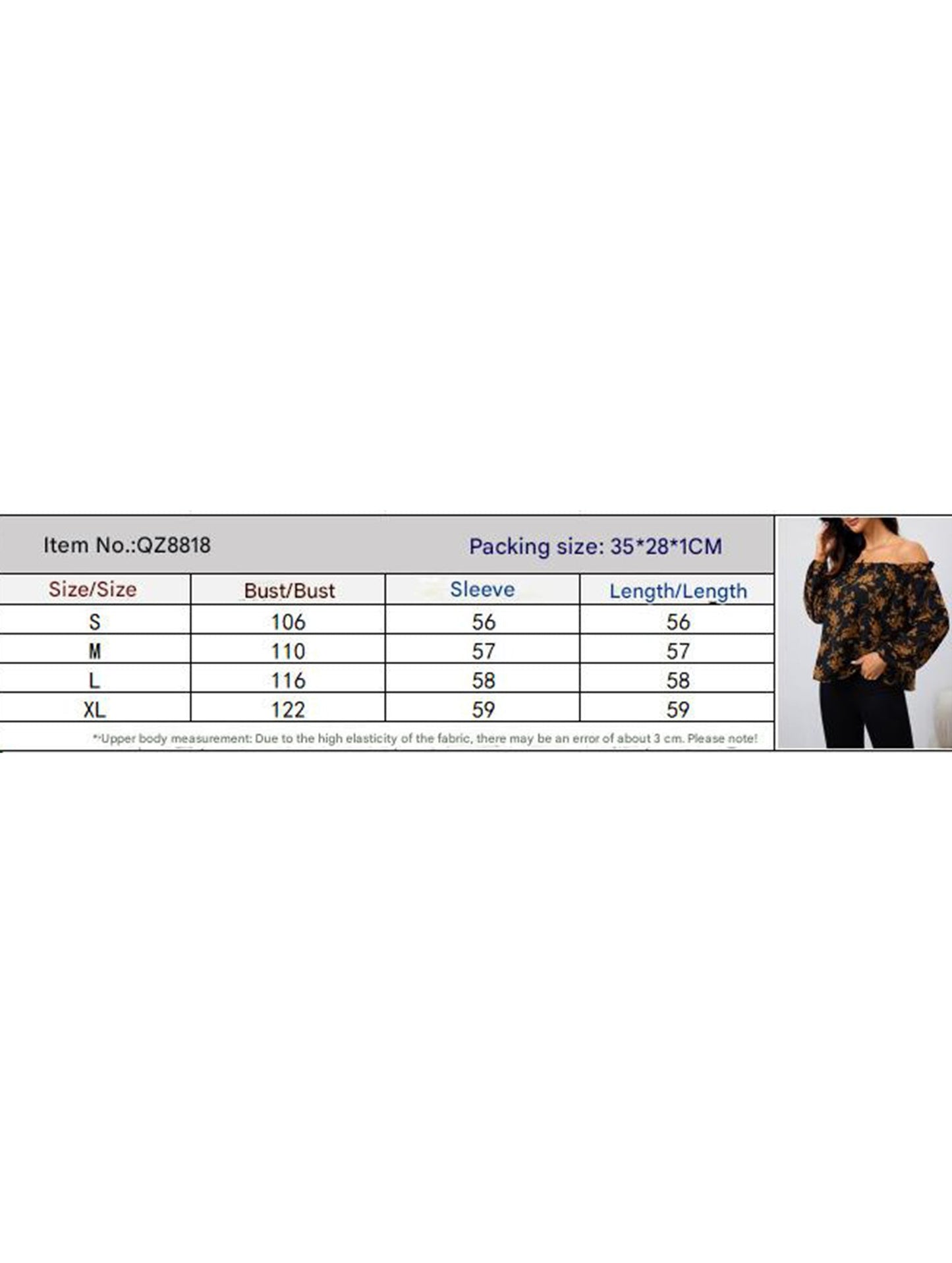 Off-the-shoulder floral boat neck shirt