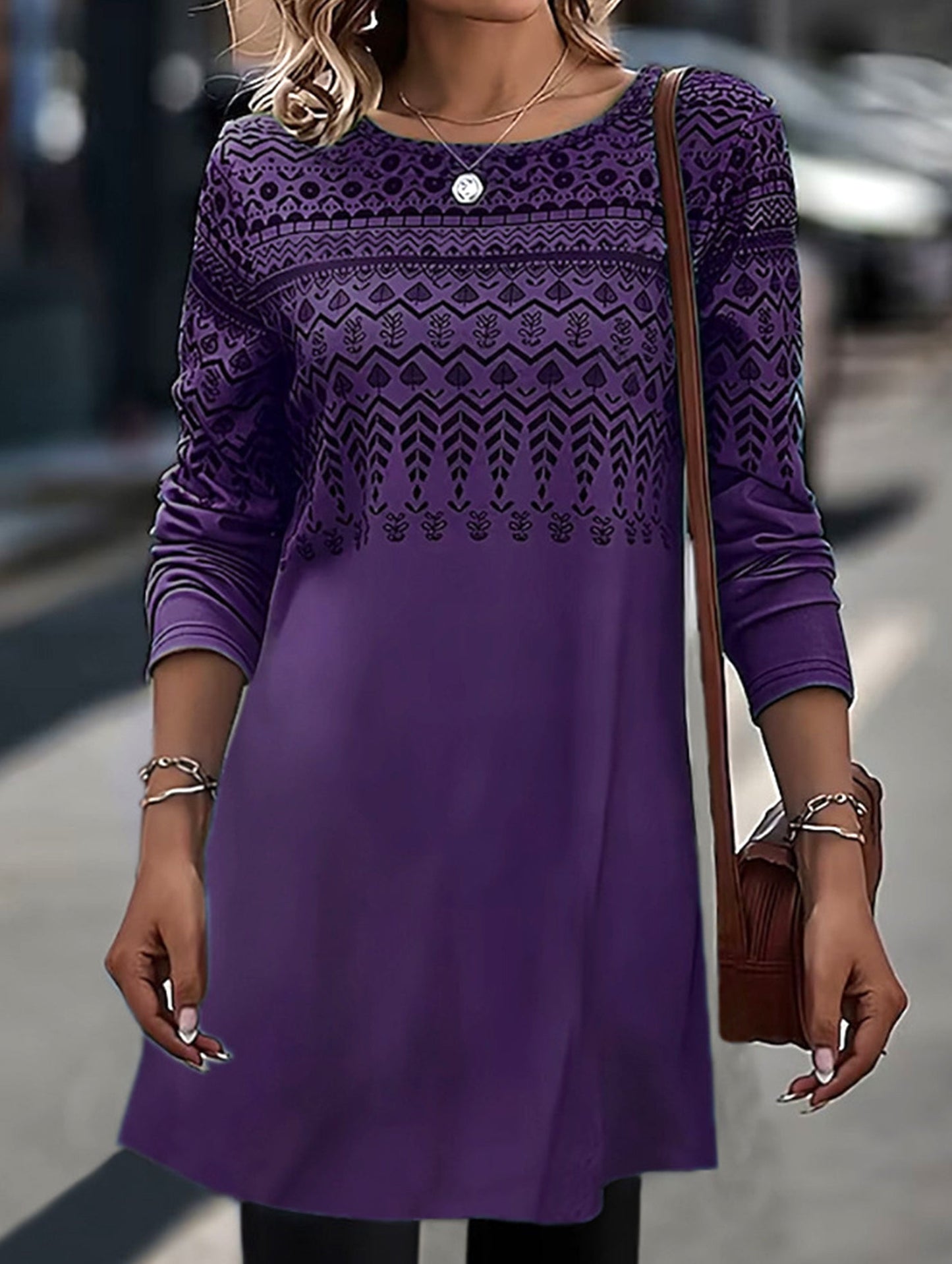 Loose fit crew neck T-shirt