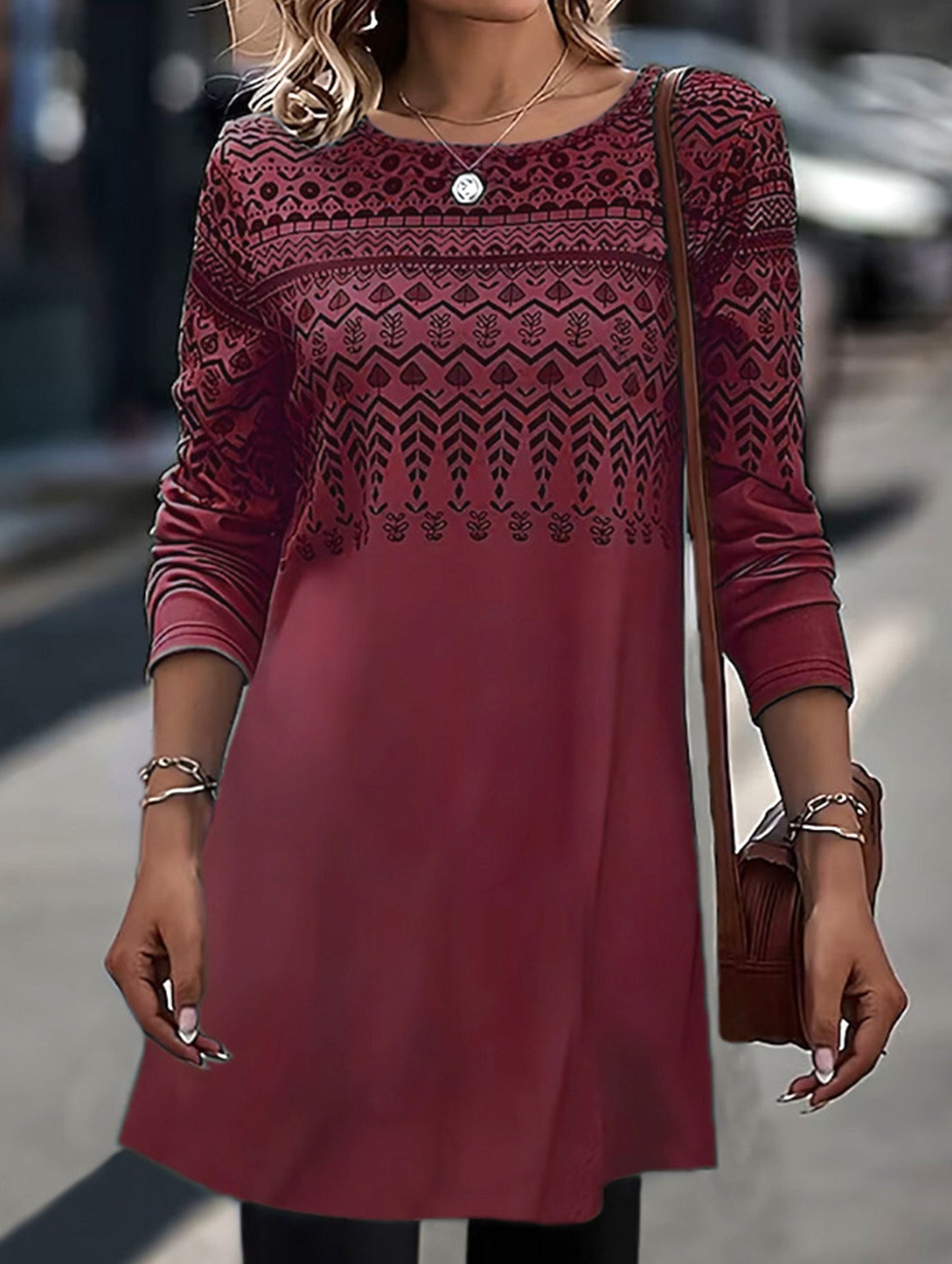 Loose fit crew neck T-shirt