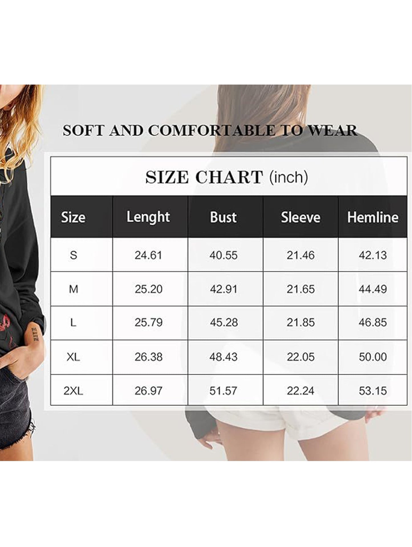 Casual printed loose long-sleeved sweatshirt