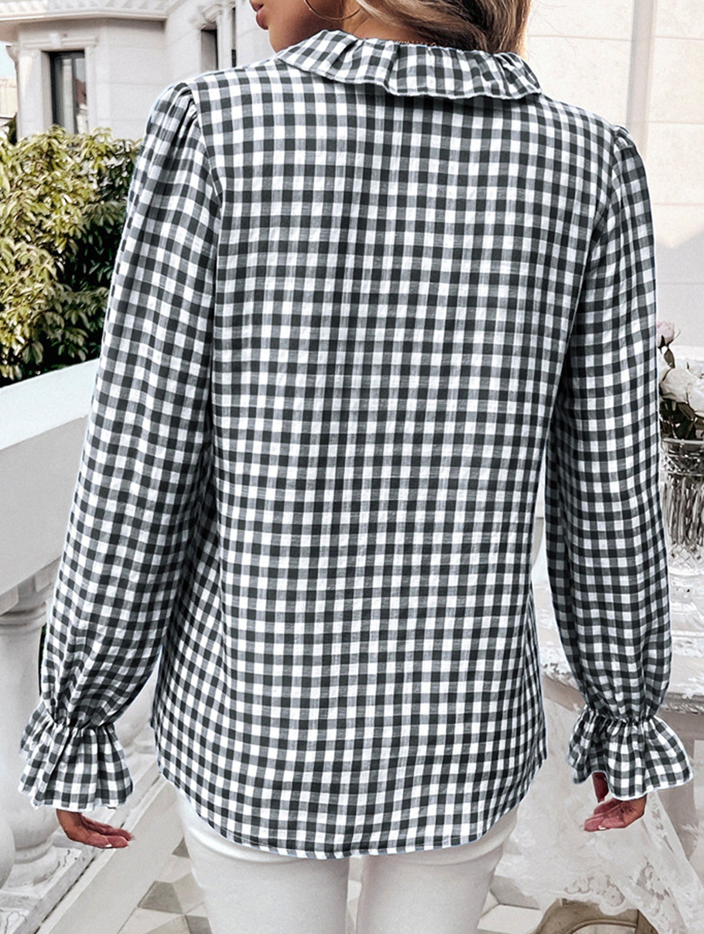 Vintage Contrast Button-Down Shirt