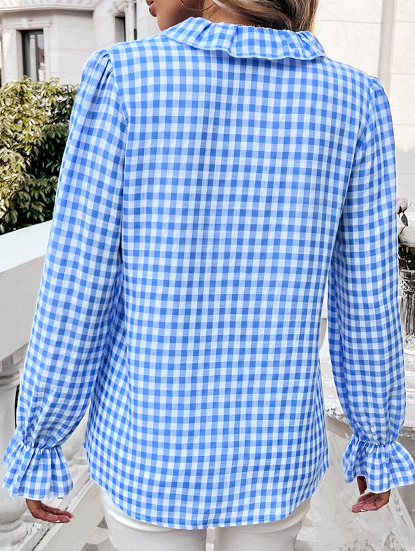 Vintage Contrast Button-Down Shirt