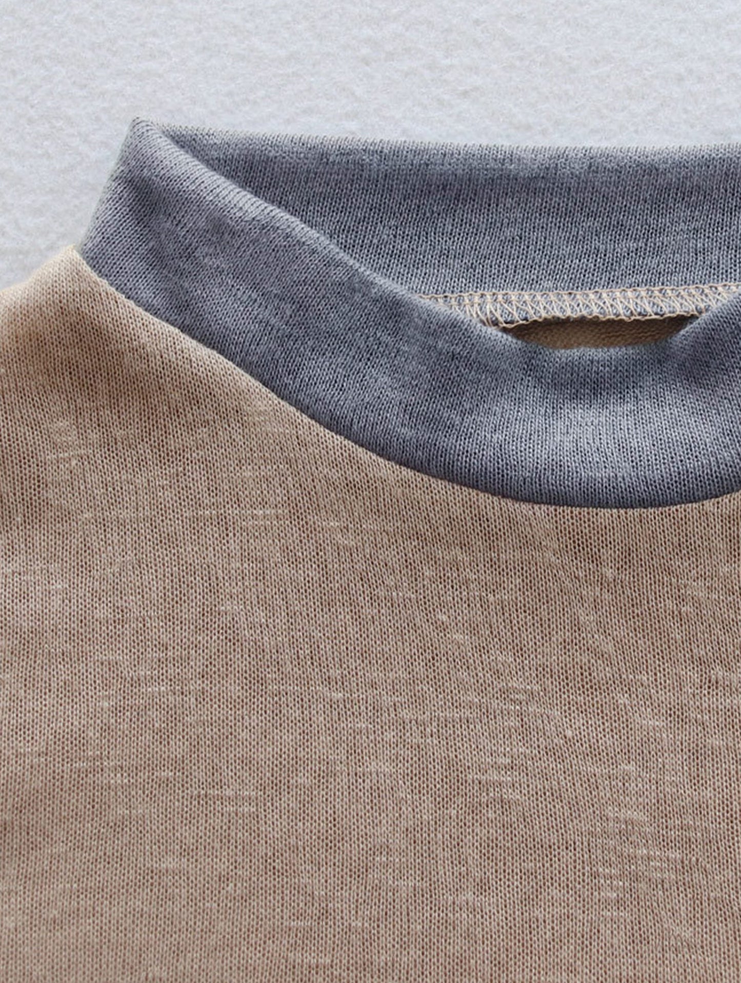 LONG-SLEEVED CREW NECK CASUAL LOOSE KNIT