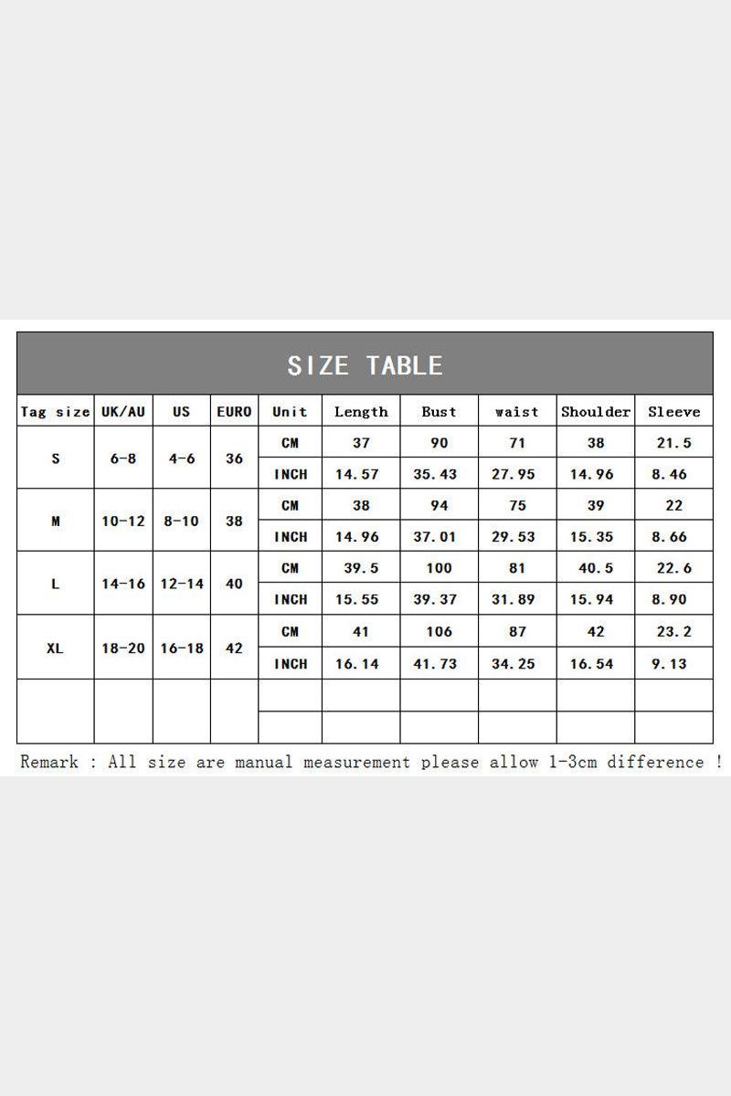 NATURE PATTERN WIDE SLEEVE V NECK CROP TOP - Doublju