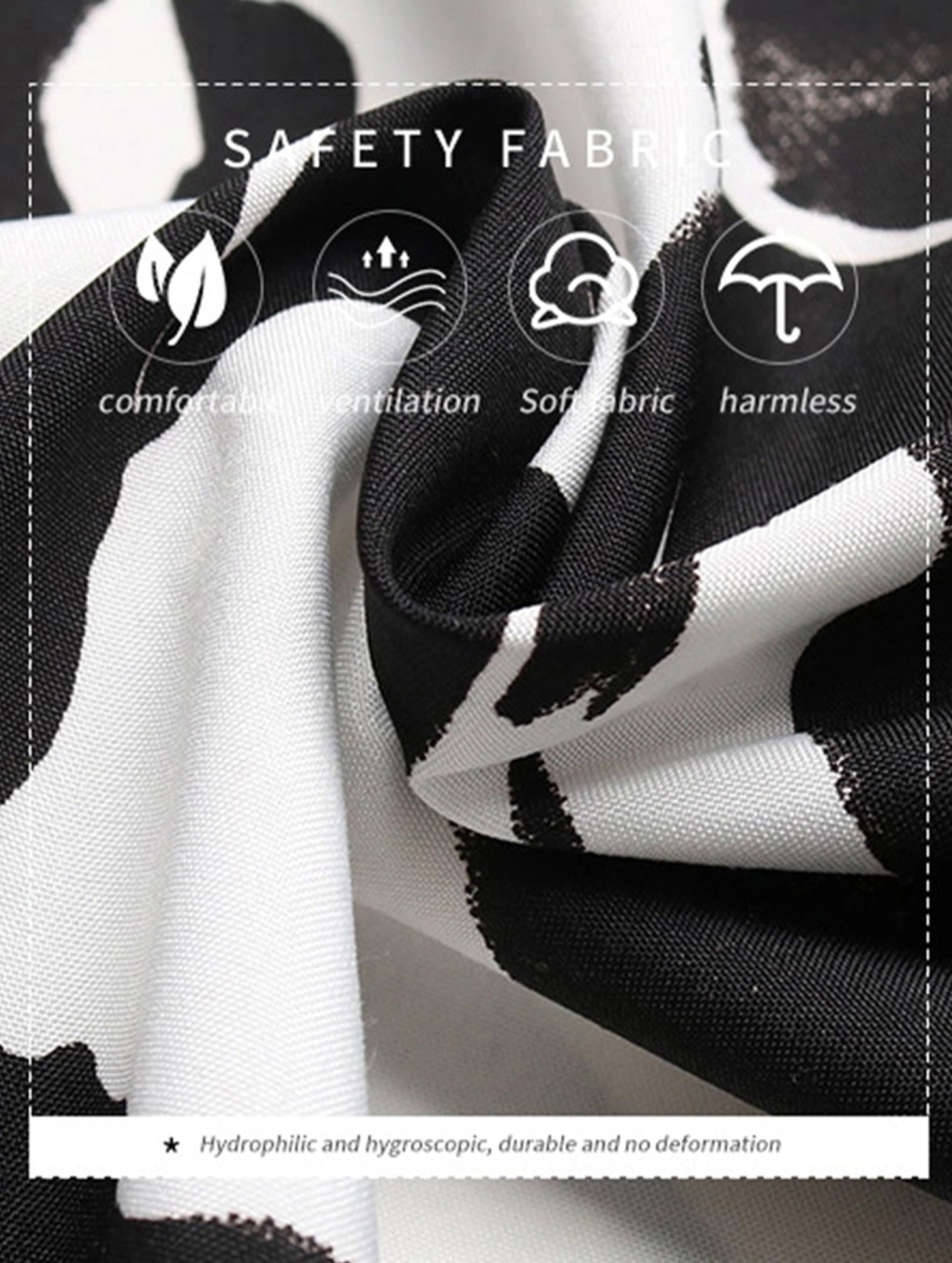 CONTRASTING BLACK AND WHITE V-NECK SHIRT