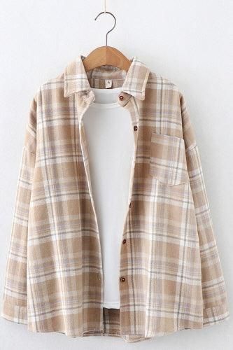 PLAID SHIRT - Doublju