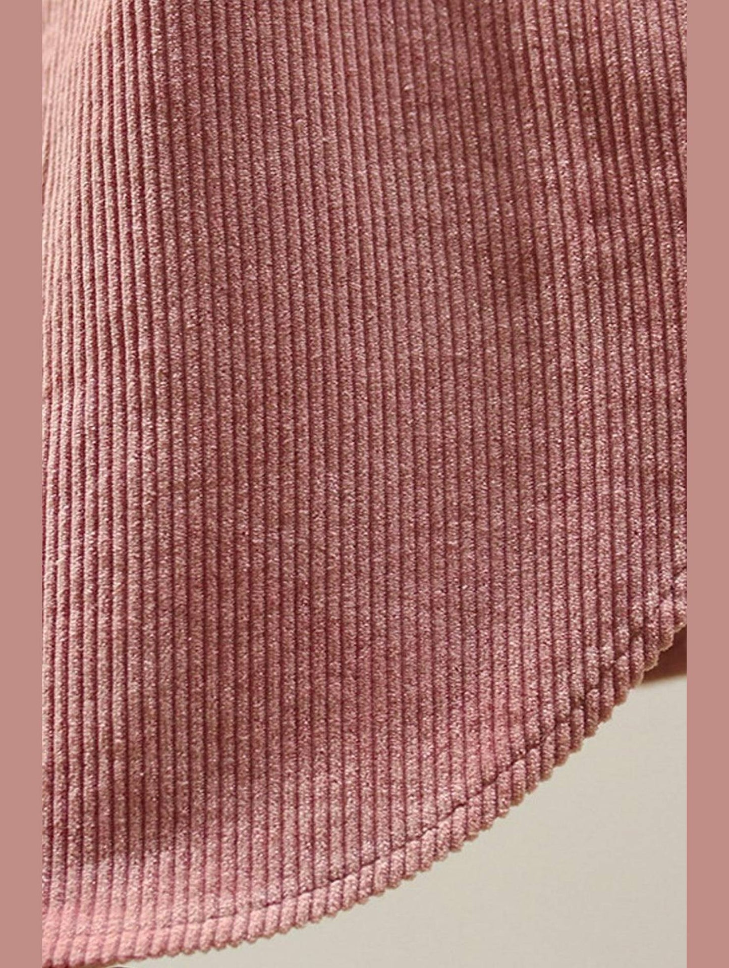 CORDUROY TWO POCKETS SHIRT - Doublju