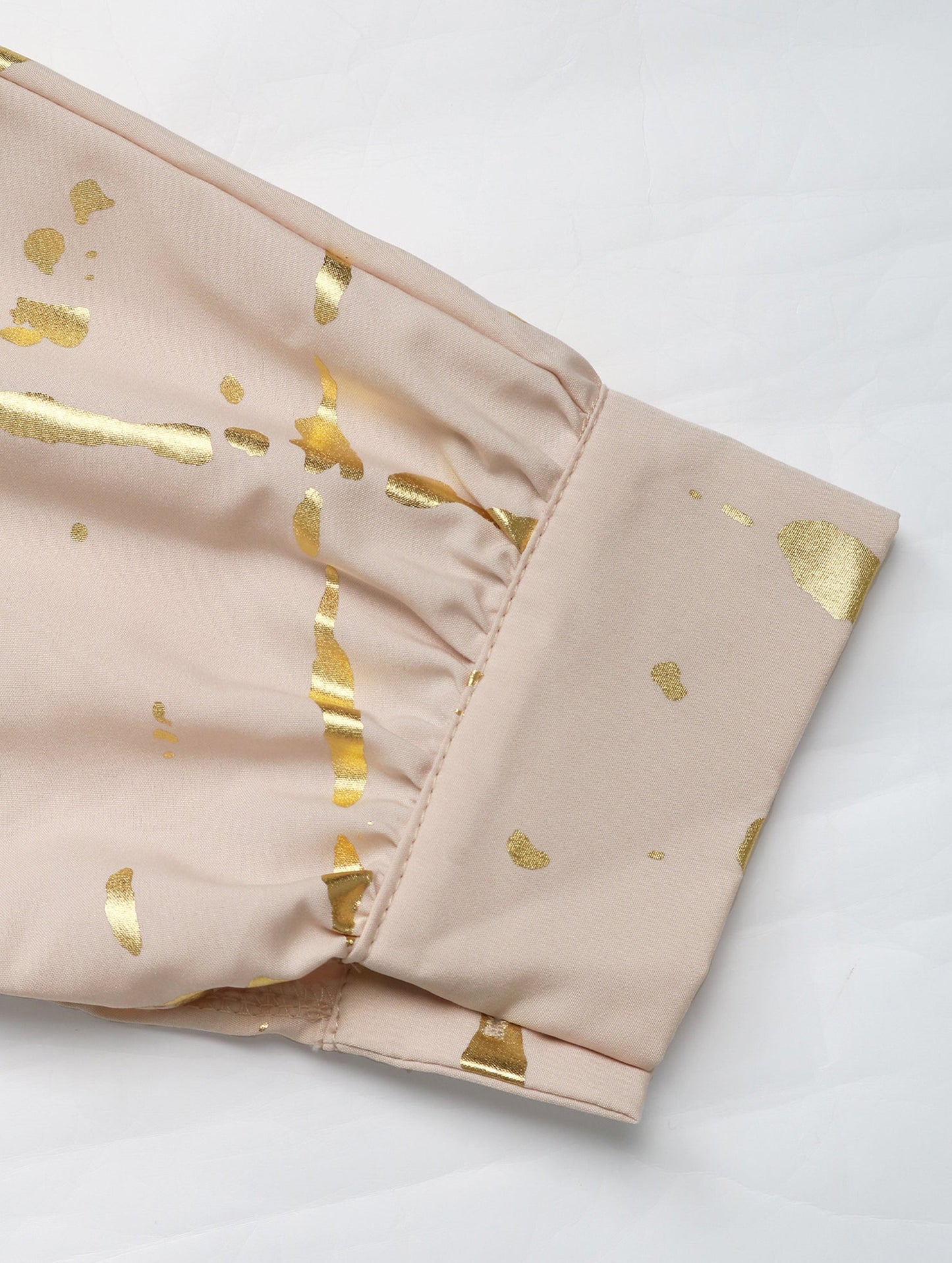 Burnished printed shirt