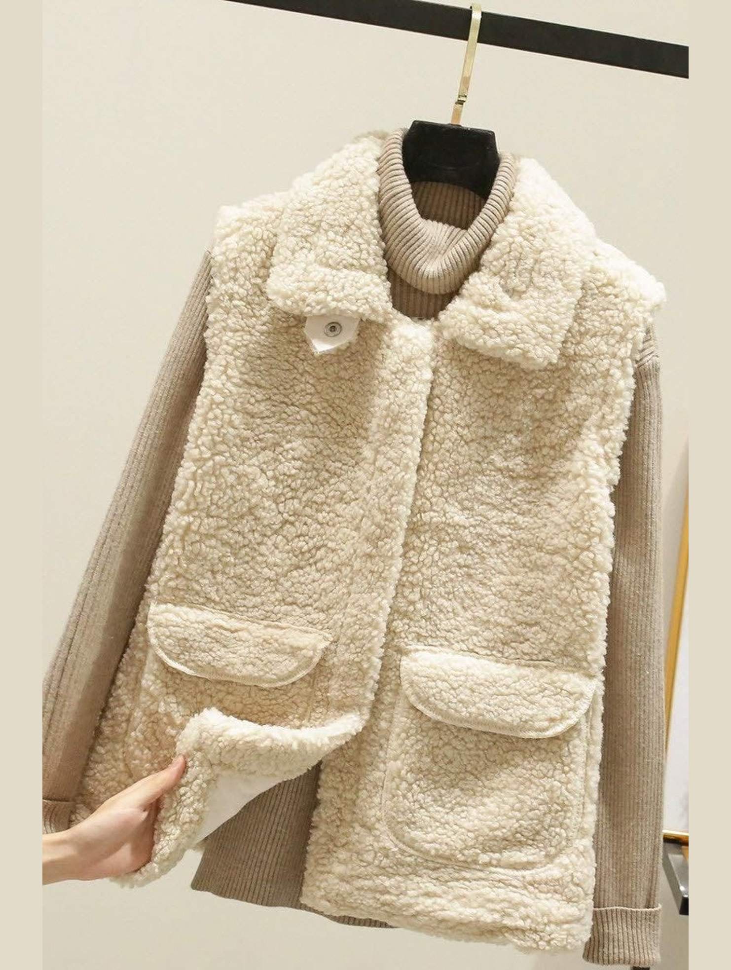 ALL MATCH WAISTCOAT PLUSH WARM VEST JACKET - Doublju