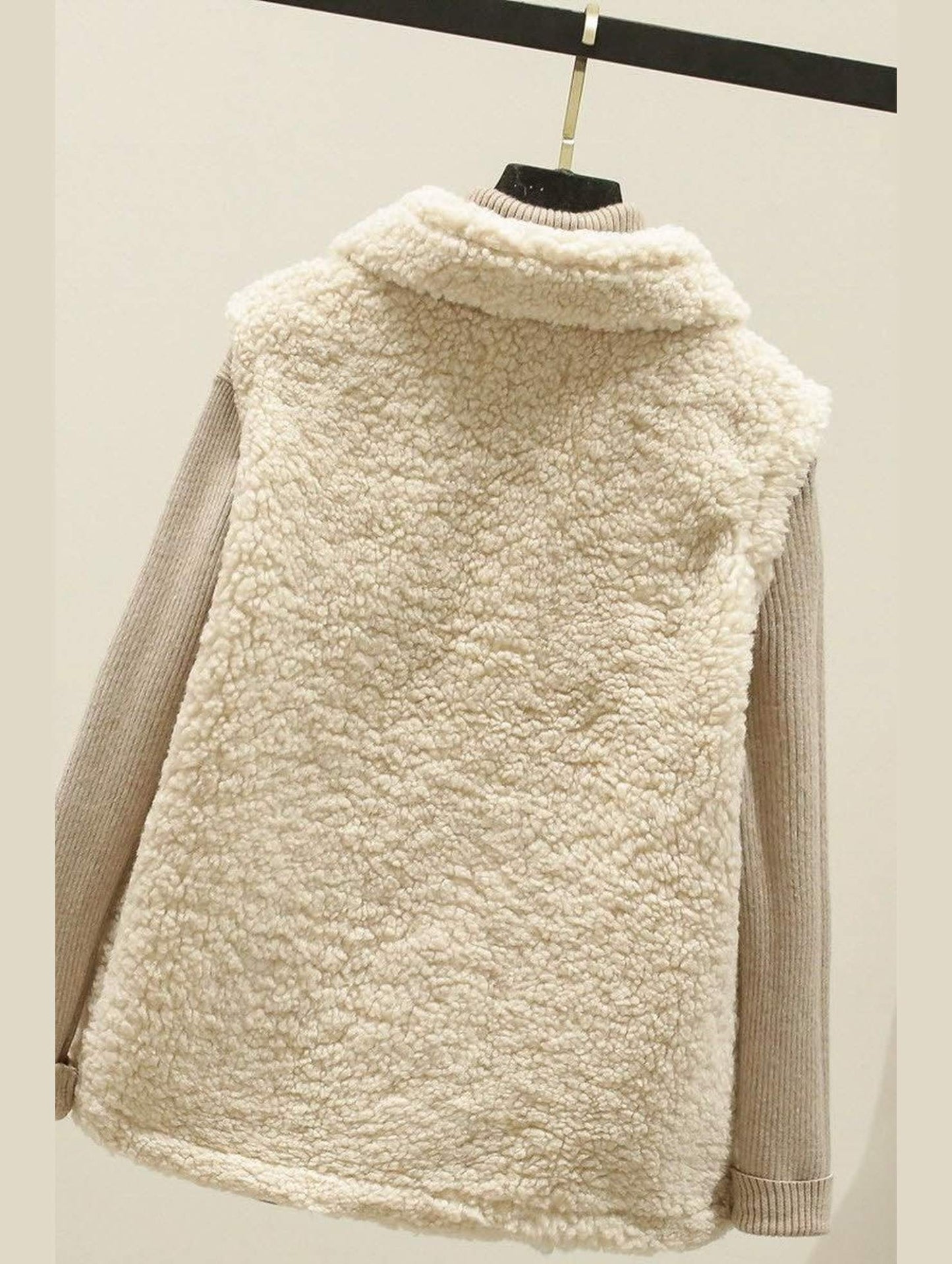 ALL MATCH WAISTCOAT PLUSH WARM VEST JACKET - Doublju