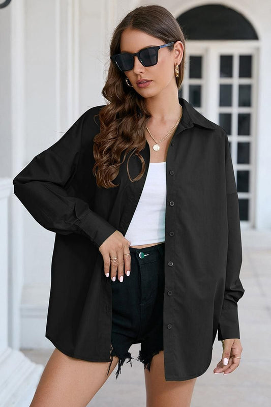 2023 NEW BASIC SOLID DAILY SHIRTS - Doublju