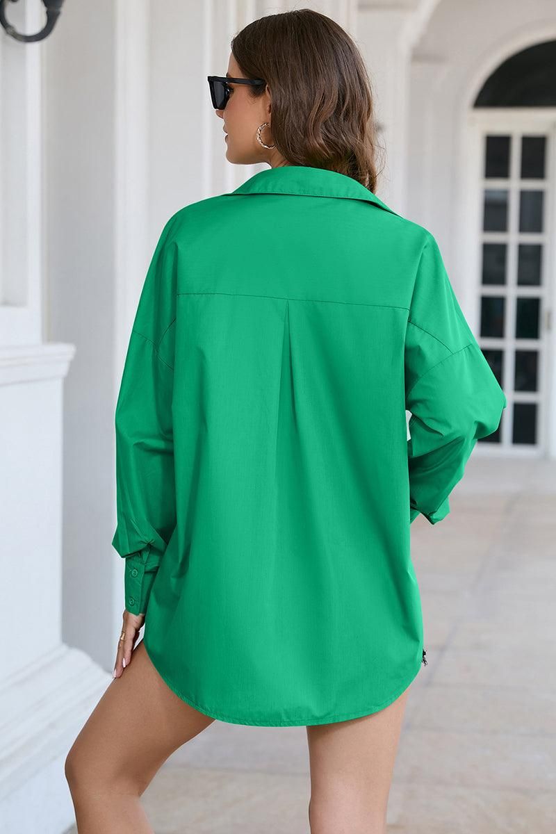 2023 NEW BASIC SOLID DAILY SHIRTS - Doublju