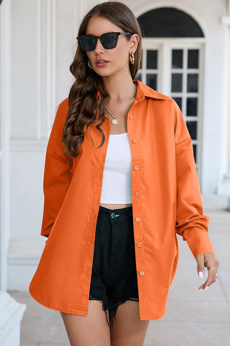 2023 NEW BASIC SOLID DAILY SHIRTS - Doublju