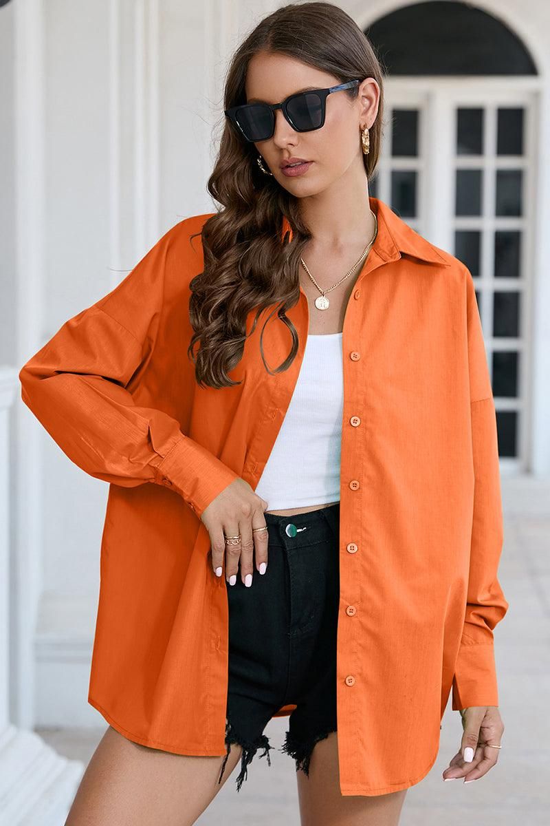 2023 NEW BASIC SOLID DAILY SHIRTS - Doublju