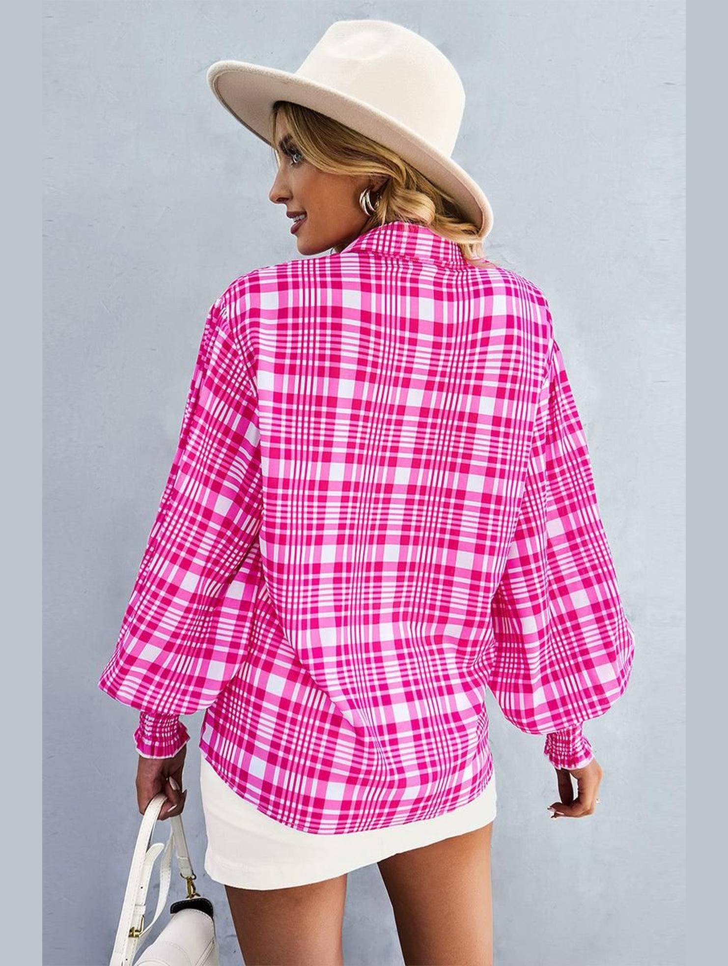 LONG SLEEVE PRINTED SHIRT - Doublju