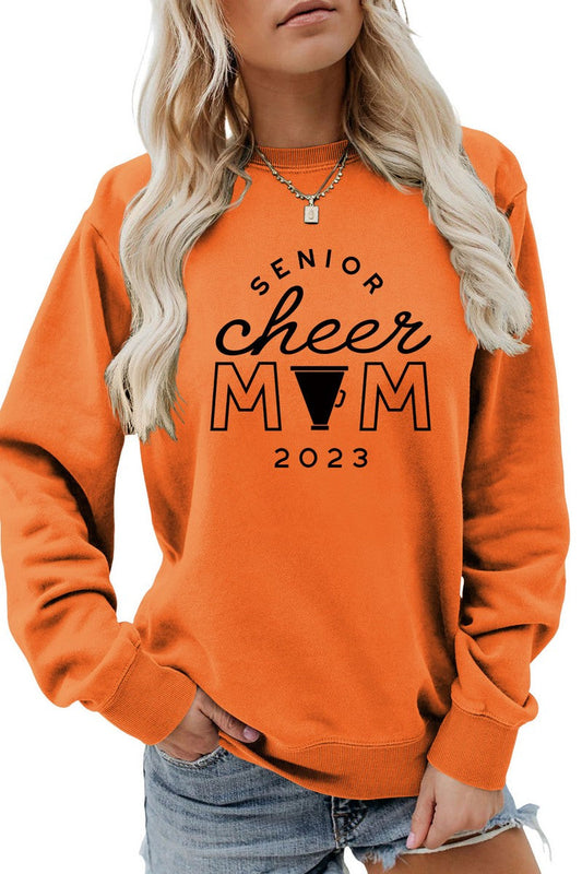 WOMEN GAME DAY PRINTING LONG SLEEVE PULLOVER
