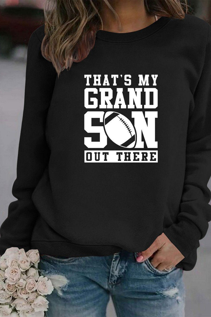 WOMEN FOOTBALL GAME DAY PRINT PULLOVER T SHIRT