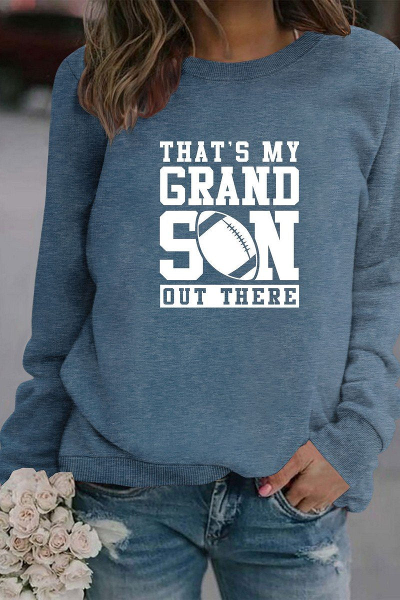 WOMEN FOOTBALL GAME DAY PRINT PULLOVER T SHIRT