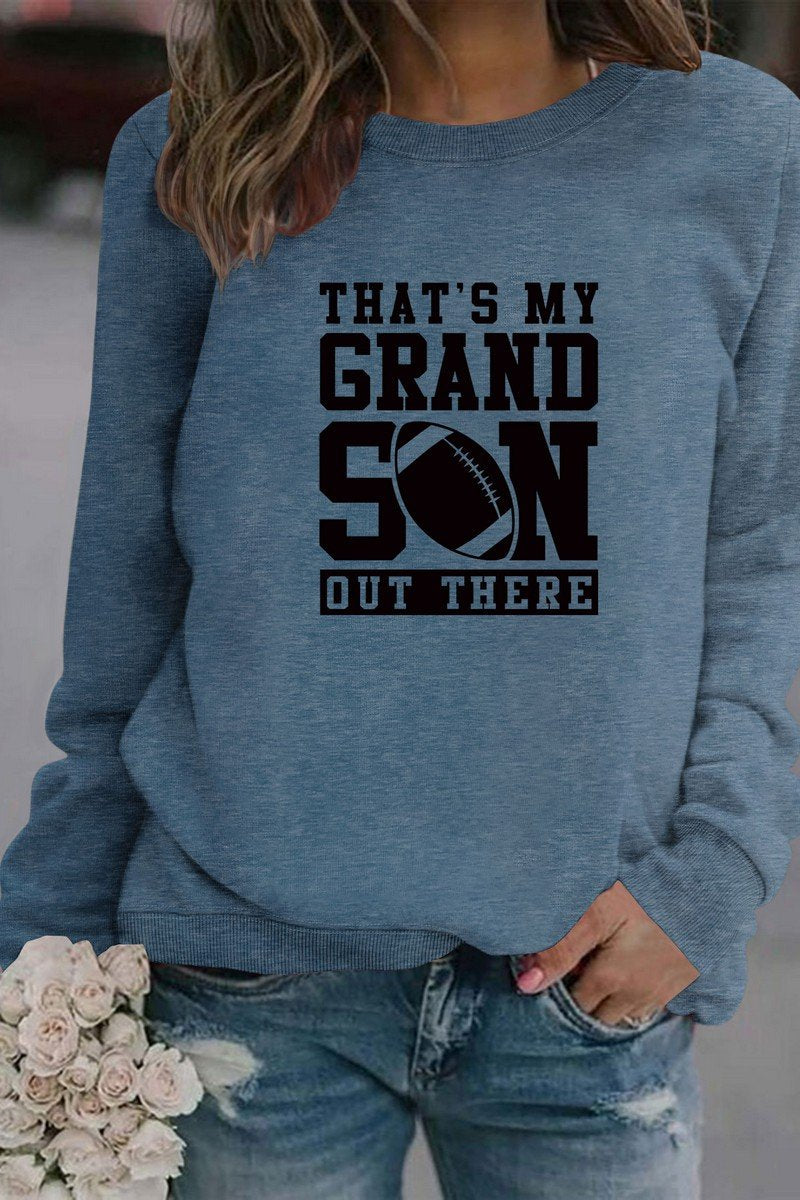 WOMEN FOOTBALL GAME DAY PRINT PULLOVER T SHIRT