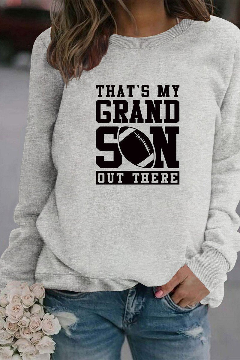 WOMEN FOOTBALL GAME DAY PRINT PULLOVER T SHIRT