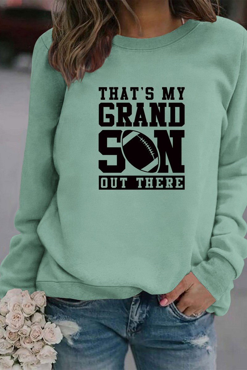 WOMEN FOOTBALL GAME DAY PRINT PULLOVER T SHIRT