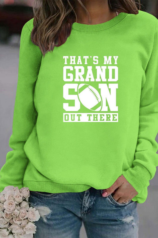 WOMEN FOOTBALL GAME DAY PRINT PULLOVER T SHIRT