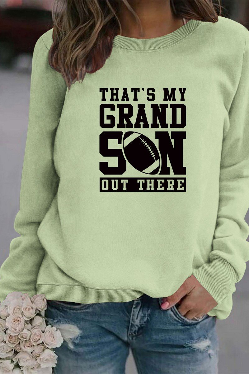 WOMEN FOOTBALL GAME DAY PRINT PULLOVER T SHIRT