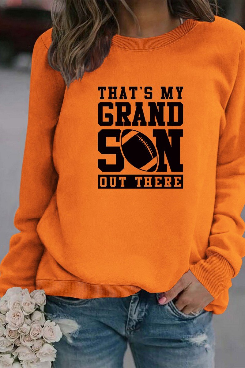 WOMEN FOOTBALL GAME DAY PRINT PULLOVER T SHIRT