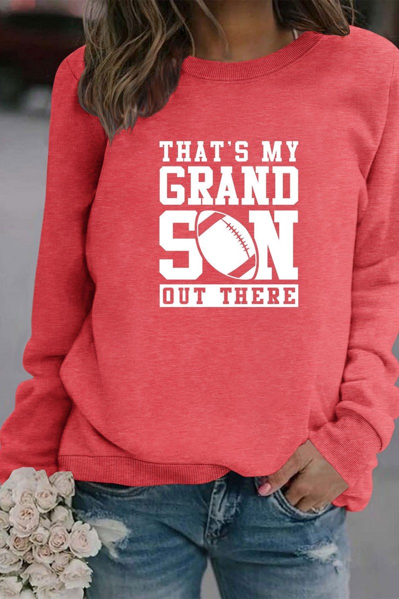 WOMEN FOOTBALL GAME DAY PRINT PULLOVER T SHIRT