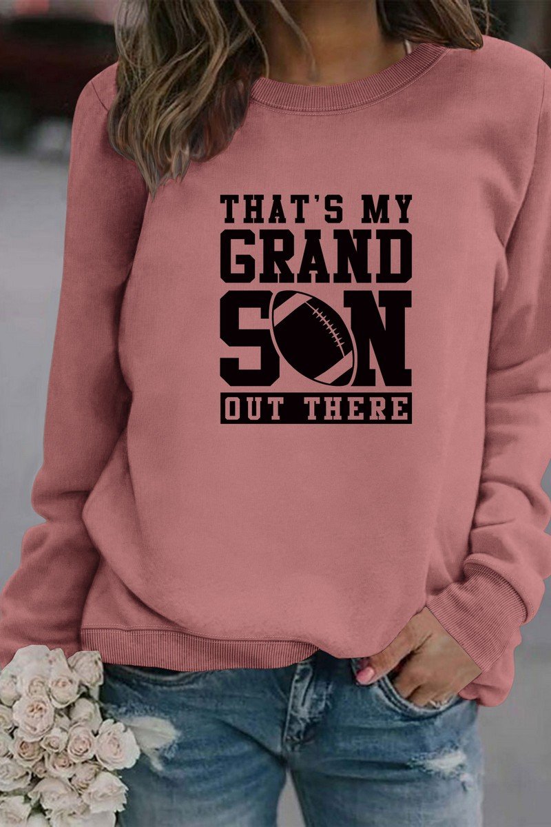 WOMEN FOOTBALL GAME DAY PRINT PULLOVER T SHIRT