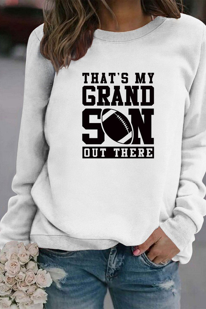 WOMEN FOOTBALL GAME DAY PRINT PULLOVER T SHIRT