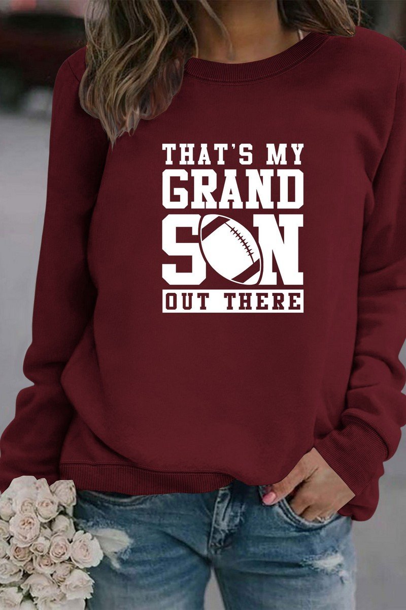 WOMEN FOOTBALL GAME DAY PRINT PULLOVER T SHIRT