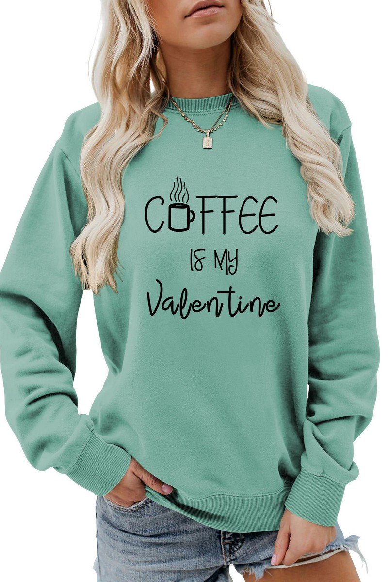 WOMEN LETTERING PRINT PULLOVER ROUND NECK TEE