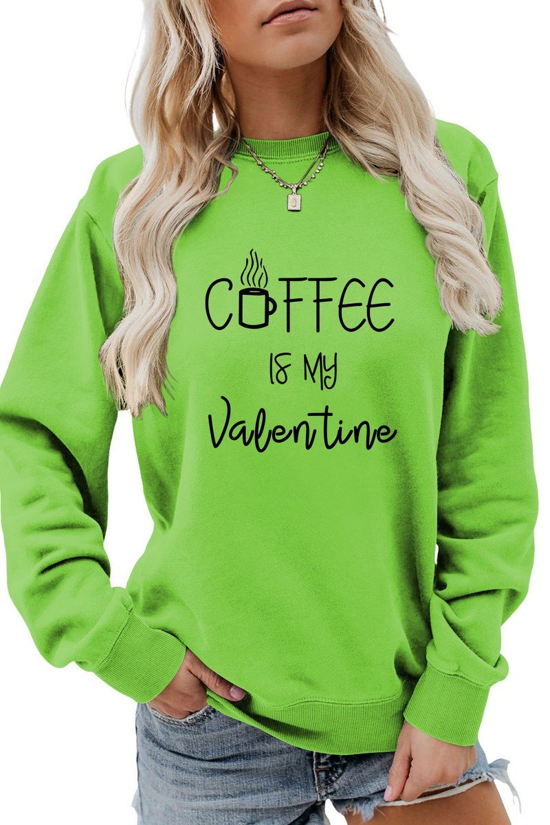 WOMEN LETTERING PRINT PULLOVER ROUND NECK TEE