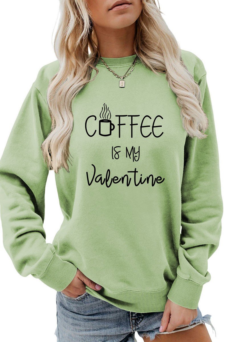 WOMEN LETTERING PRINT PULLOVER ROUND NECK TEE