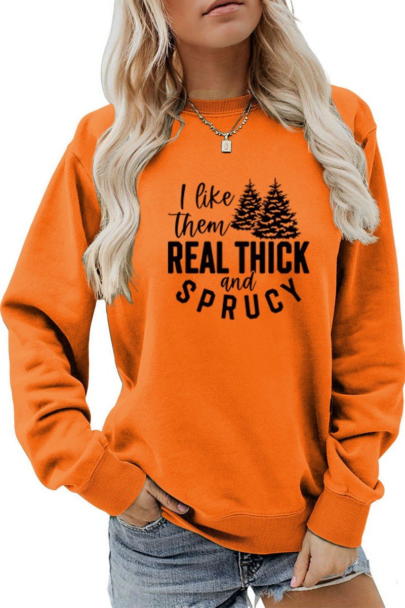 WOMEN LETTER PRINTING LOOSE FIT PULLOVER T SHIRT