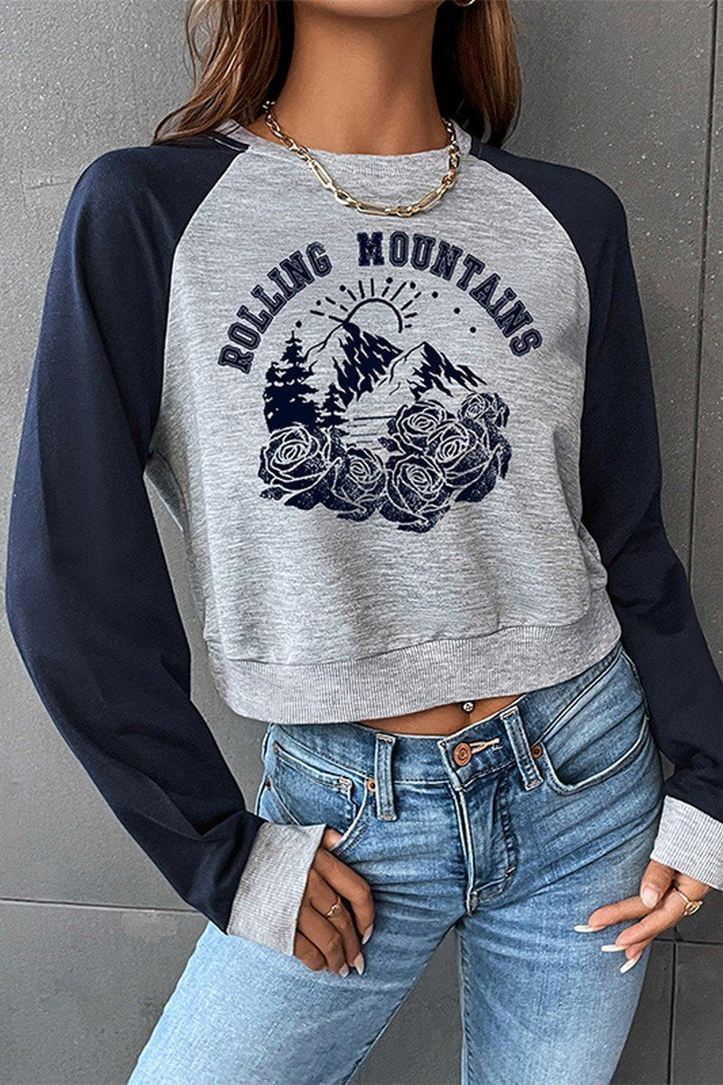 MONOGRAM PRINT WOMEN SWEATSHIRT