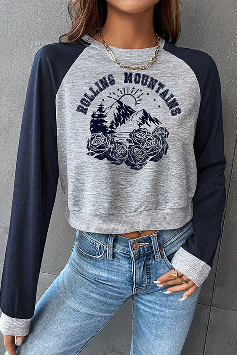 MONOGRAM PRINT WOMEN SWEATSHIRT