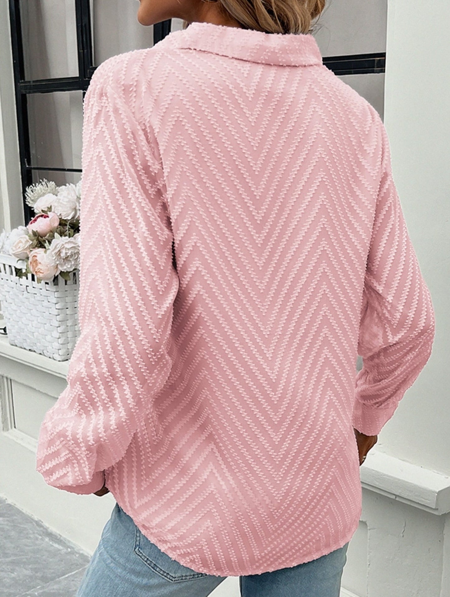 COMMUTER JACQUARD LONG-SLEEVED SHIRT