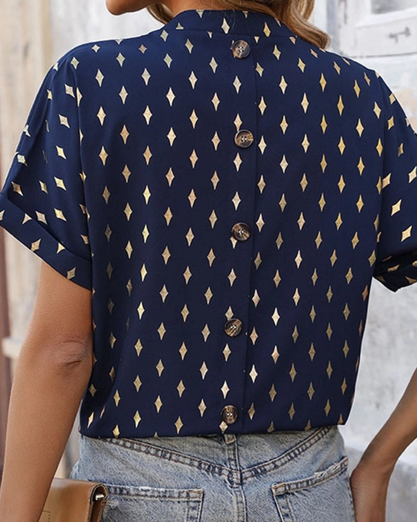 Diamond Bronzing Shirt ??Elegant Shine for Special Moments