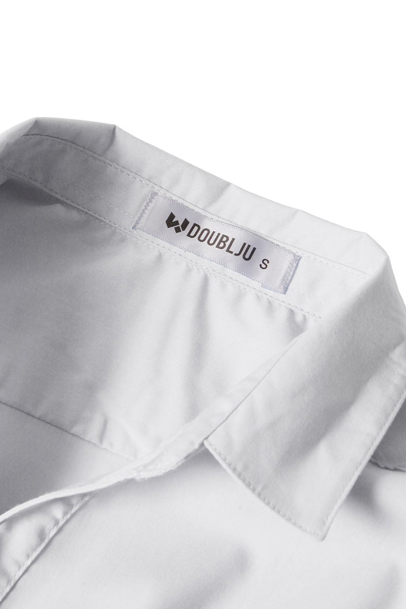 WOMENS BASIC SLIM FIT SIMPLE 3/4 SLEEVE BUTTON DOWN SHIRT WITH PLUS SIZE